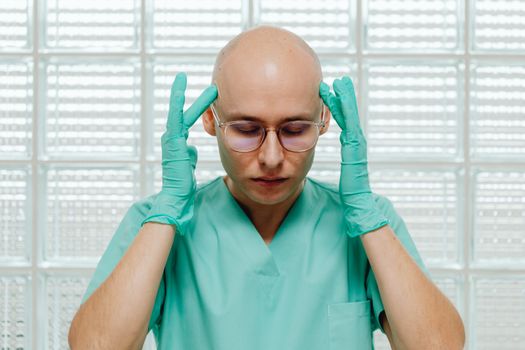 Close up of a doctor checking a patient's vitals with a stethoscope