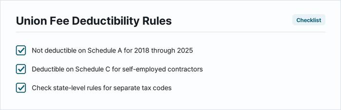 Union fees and taxes — photo 3