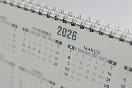 A calendar with the third-quarter months highlighted