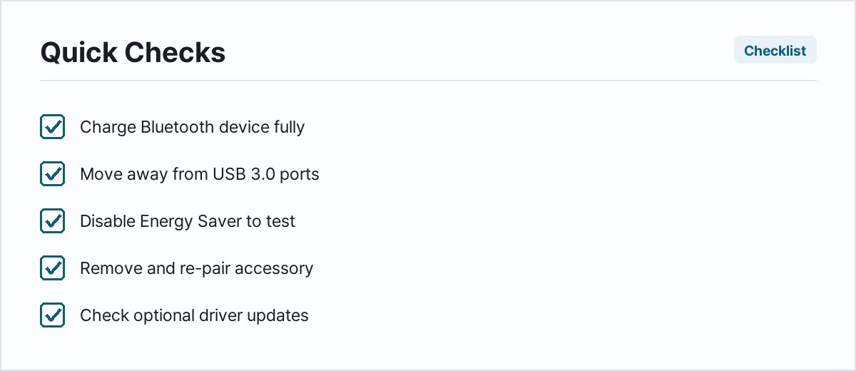 Quick Checks